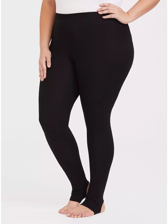 torrid Pants - NWT Torrid 5 Black Full Length Signature Waist Stirrup Legging Size 5X Comfort
